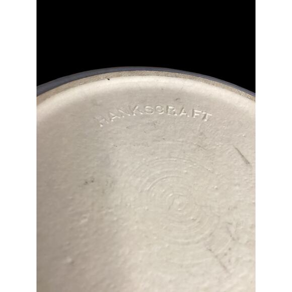 Vintage Hankscraft Divided Baby Food Warmer. Blue and White Ceramic Infant Dish - Picture 7 of 7